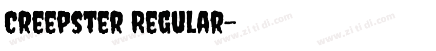 Creepster Regular字体转换
